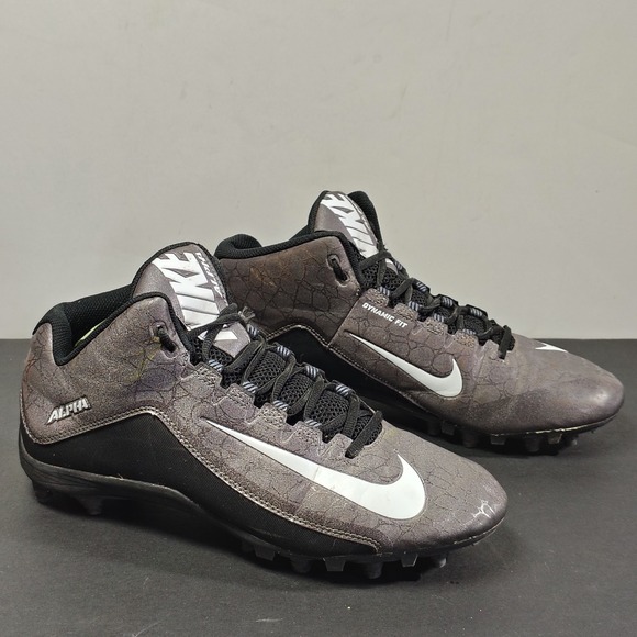 Nike Other - Nike Mens Alpha Pro 2 Mid TD Football Cleats 12 Black Silver 725227-010 Athletic